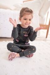 Next Baby Pamuklu Balerin Pijama Takımı