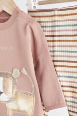 Next Baby % 100 Pamuklu Rust Brown Leon Alt Üst Takım