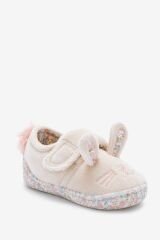 Next Baby Krem Tavşancık Bantlı Panduf Ev Kreş Ayakkabısı