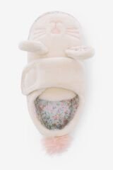 Next Baby Krem Tavşancık Bantlı Panduf Ev Kreş Ayakkabısı
