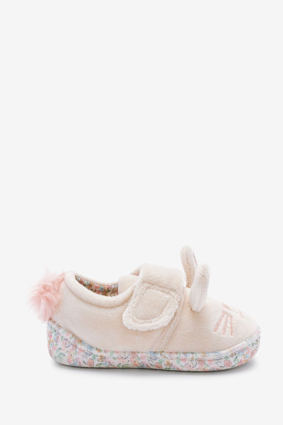 Next Baby Krem Tavşancık Bantlı Panduf Ev Kreş Ayakkabısı