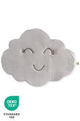 LITTLE DEDI Bebek Ve Çocuk Oyun Halısı, Çok Amaçlı Minder, Aktivite Matı Bulut Gri - 75x100