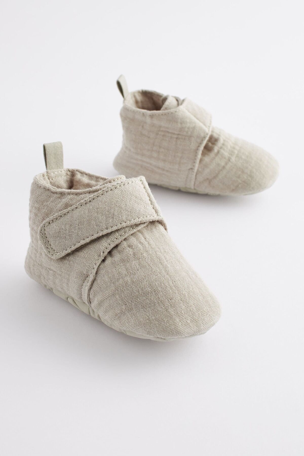 Next Baby % 100 Pamuklu Yumuşak Taban Müslin Bebek Ayakkabısı