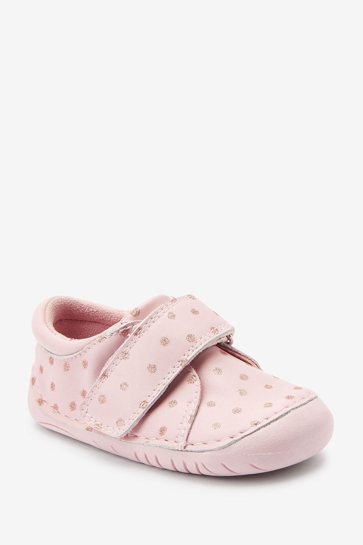 Next Baby Pink Leather Crawler Ortopedik Taban Bantlı Ayakkabı