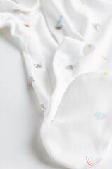 % 100 Pamuk 4'lü Baskılı Uzun Kollu Uyku Tulumu