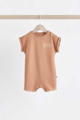 Next Baby Pamuklu Krem Yıldız Desenli 3’lü Romper Set