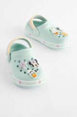 Disney Karakterli Lisanslı Yeşil Mini Mouse Detaylı Kaydırmaz Tabanlı Terlik ALY01005