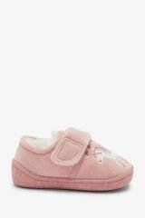 Next Baby Pembe Unicorn Bantlı Panduf Ev Kreş Ayakkabısı
