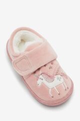Next Baby Pembe Unicorn Bantlı Panduf Ev Kreş Ayakkabısı