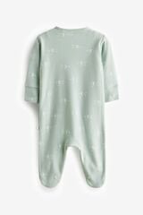 Next Baby Baby % 100 Pamuklu Yeşil Ramazan Temalı Bebek Tulum