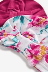 Next Baby Beyaz Çiçekli 2'li Kız Bebek Şapka Set