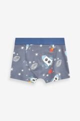 Next Baby % 100 Pamuklu Uzay Baskılı 5’li Erkek Çocuk Boxer