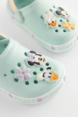 Next Baby Disney Karakterli Lisanslı Yeşil Mini Mouse Detaylı Kaydırmaz Tabanlı Terlik ALY01005