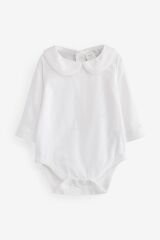Next Baby % 100 Pamuklu Gri Bebe Yaka Body Zıbın Salopet Çorap 3’lü Set