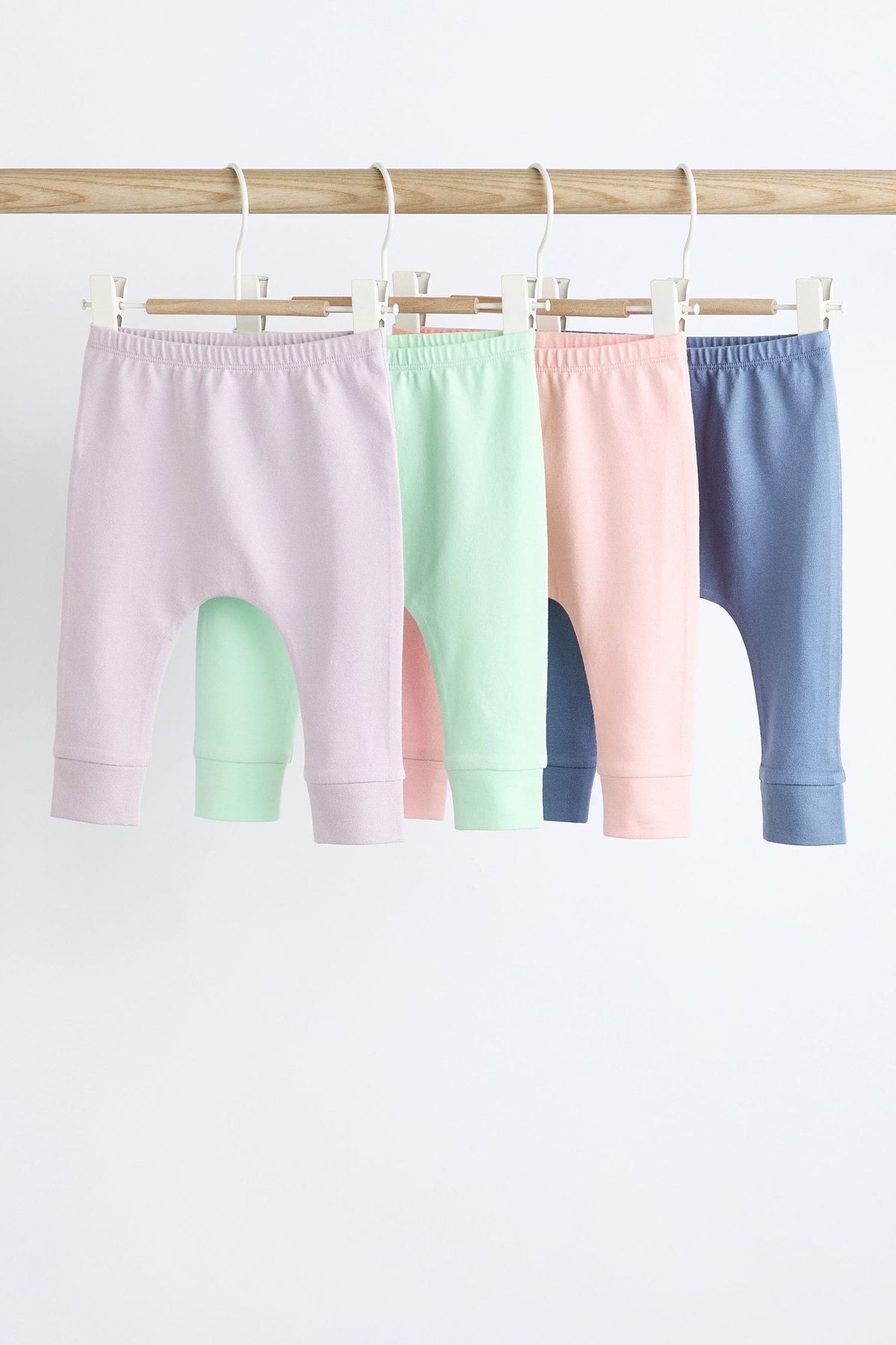 Next Baby % 100 Pamuklu Multi Pastel 4’lü Eşofman Alt Set