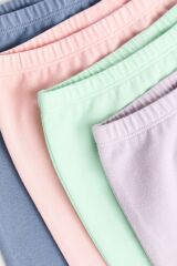 Next Baby % 100 Pamuklu Multi Pastel 4’lü Eşofman Alt Set