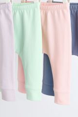 Next Baby % 100 Pamuklu Multi Pastel 4’lü Eşofman Alt Set