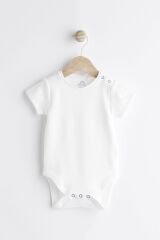 Next Baby % 100 Pamuklu Mavi Çizgili Salopet Body Zıbın Set