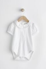Next Baby % 100 Pamuklu Beyaz Smart Gömlek Salopet Set
