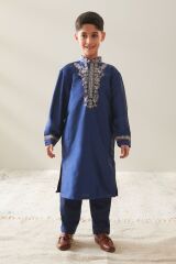Next Baby Pamuklu Lavivert Kurta Pantolon Alt ÜSt Takım
