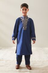 Next Baby Pamuklu Fildişi Kurta Pantolon Alt ÜSt Takım