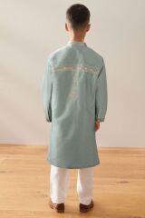 Next Baby Pamuklu Adaçayı Kurta Pantolon Alt ÜSt Takım