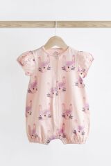 Next Baby Pamuklu Kedi Desenli 3’lü Romper Set
