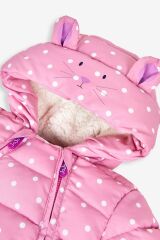 Next Baby Jojo Maman Pink Mouse Tam Polar Astarlı Kız Bebek Astronot Tulum