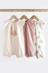 vşancık Desenli Romper 3’lü Set