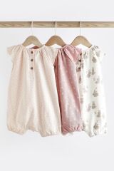 vşancık Desenli Romper 3’lü Set