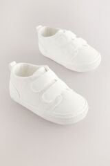Next Baby Beyaz Yumuşak Taban Bantlı Bebek Spor Ayakkabı