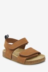 Next Baby Tan Brown Corkbed Comfort Sandalet