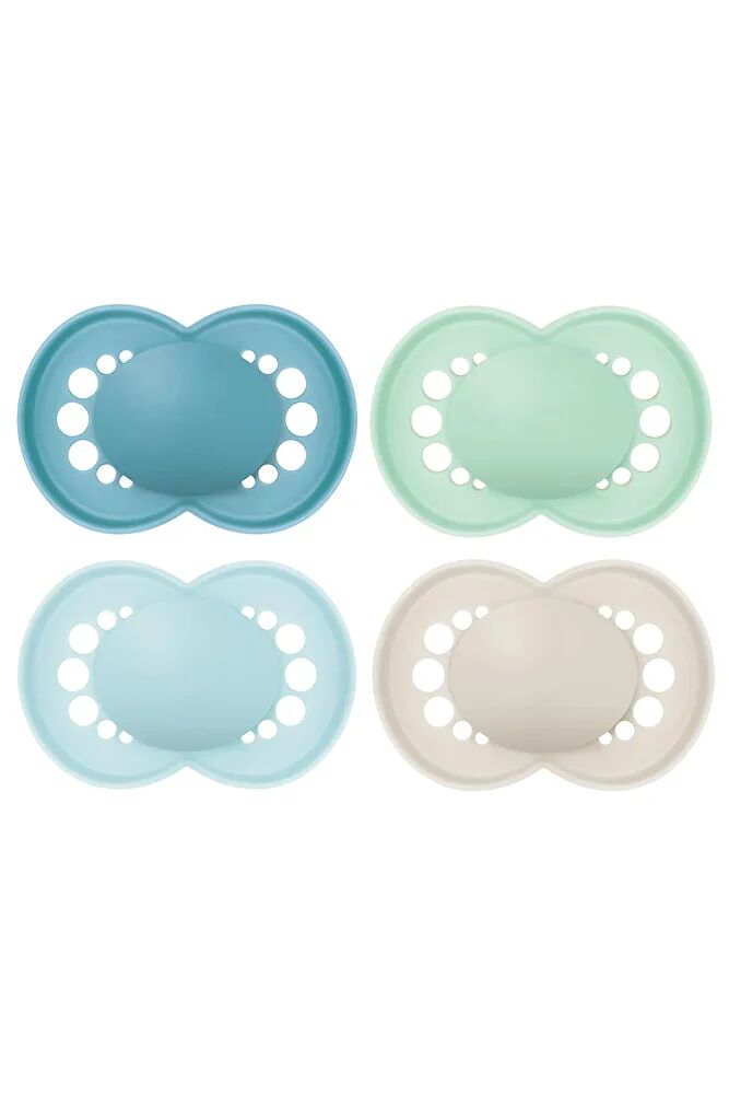 Original Matte Pacifier Mavi Yeşil 4'lü Emzik +16 ay