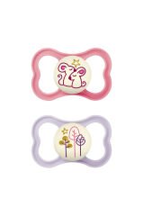 Air Day & Night Pacifier Pembe 4'lü Emzik 6-16 ay