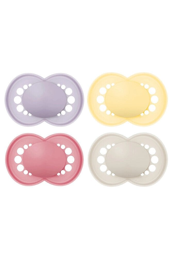 Original Matte Pacifier PembeLila 4'lü Emzik +16 ay