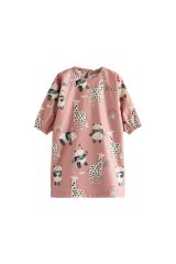 Next Baby Pembe Animal Uzun Mama Önlüğü