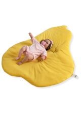 Next Baby LITTLE DEDI Bebek Ve Çocuk Oyun Halısı, Çok Amaçlı Minder, Aktivite Matı Armut Sarı - 75x100