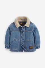 Next Baby Pamuklu Borg Astarlı Denim Ceket