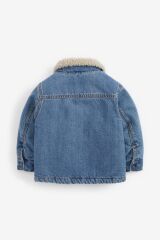 Next Baby Pamuklu Borg Astarlı Denim Ceket