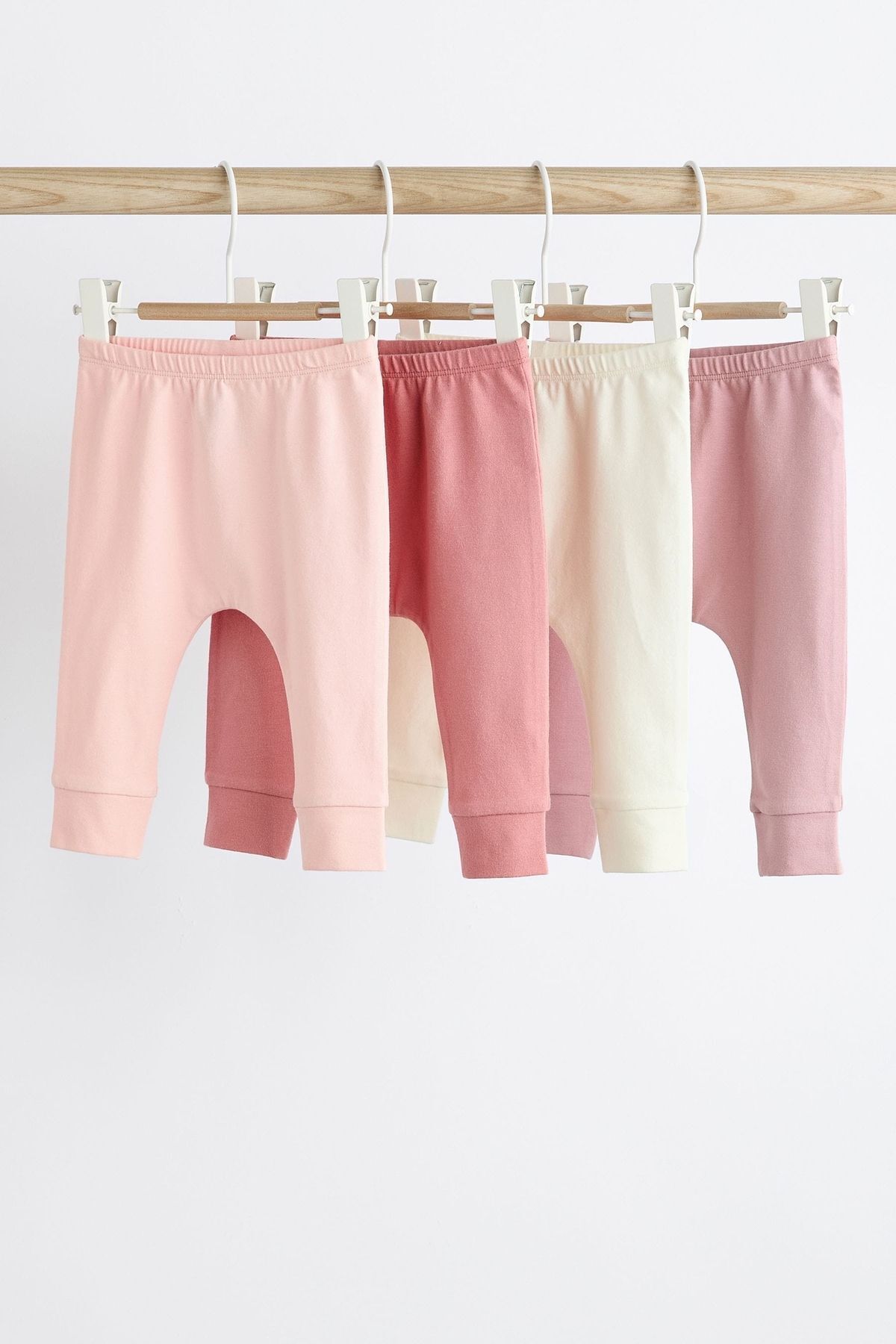 Next Baby % 100 Pamuklu Pembe Düz 4’lü Eşofman Set