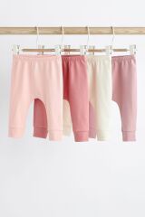 Next Baby % 100 Pamuklu Pembe Düz 4’lü Eşofman Set