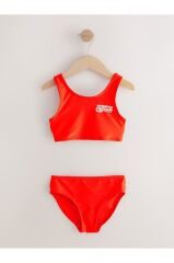 Kırmızı/Çizgili Bikini Takımı 2 Parça