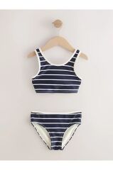 Kırmızı/Çizgili Bikini Takımı 2 Parça