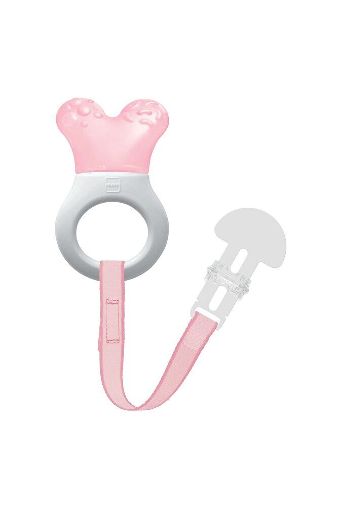 Pembe Mini Soğutucu & Klips - Diş Kaşıyıcı