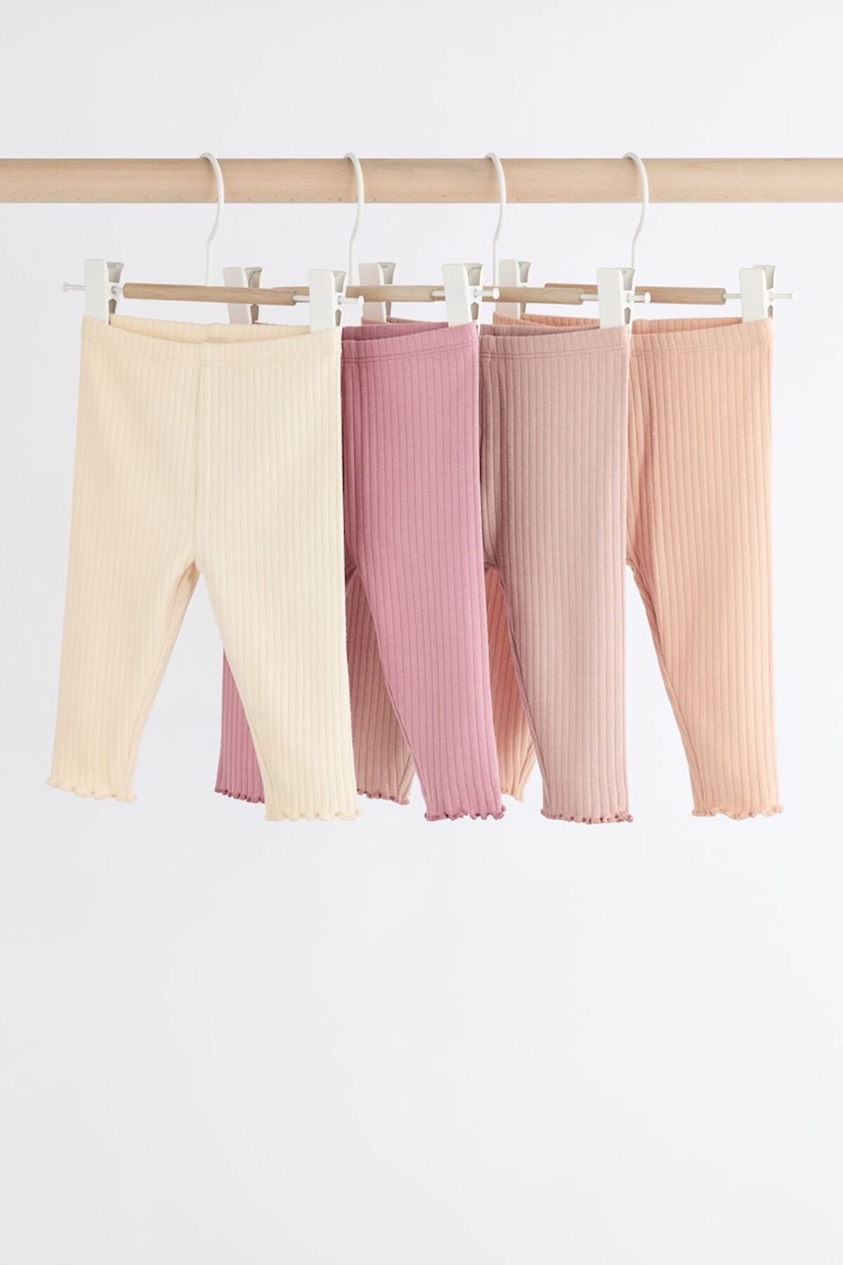Next Baby Pamuklu Pembe Krem 4’ lü Tayt Set