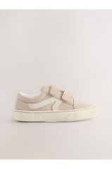 Krem Bantlı Sneaker