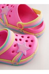 Pembe Yıldız Desenli Işıklı Terlik / Sandalet