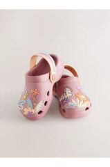 Pembe Safari Desenli Terlik / Sandalet