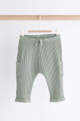 Next Baby Pamuklu Yeşil Dokulu Uzun Kollu Jogger Alt Üst Takım