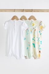 Next Baby % 100 Pamuklu Pale Pink Fairy Romper 3’lü Set